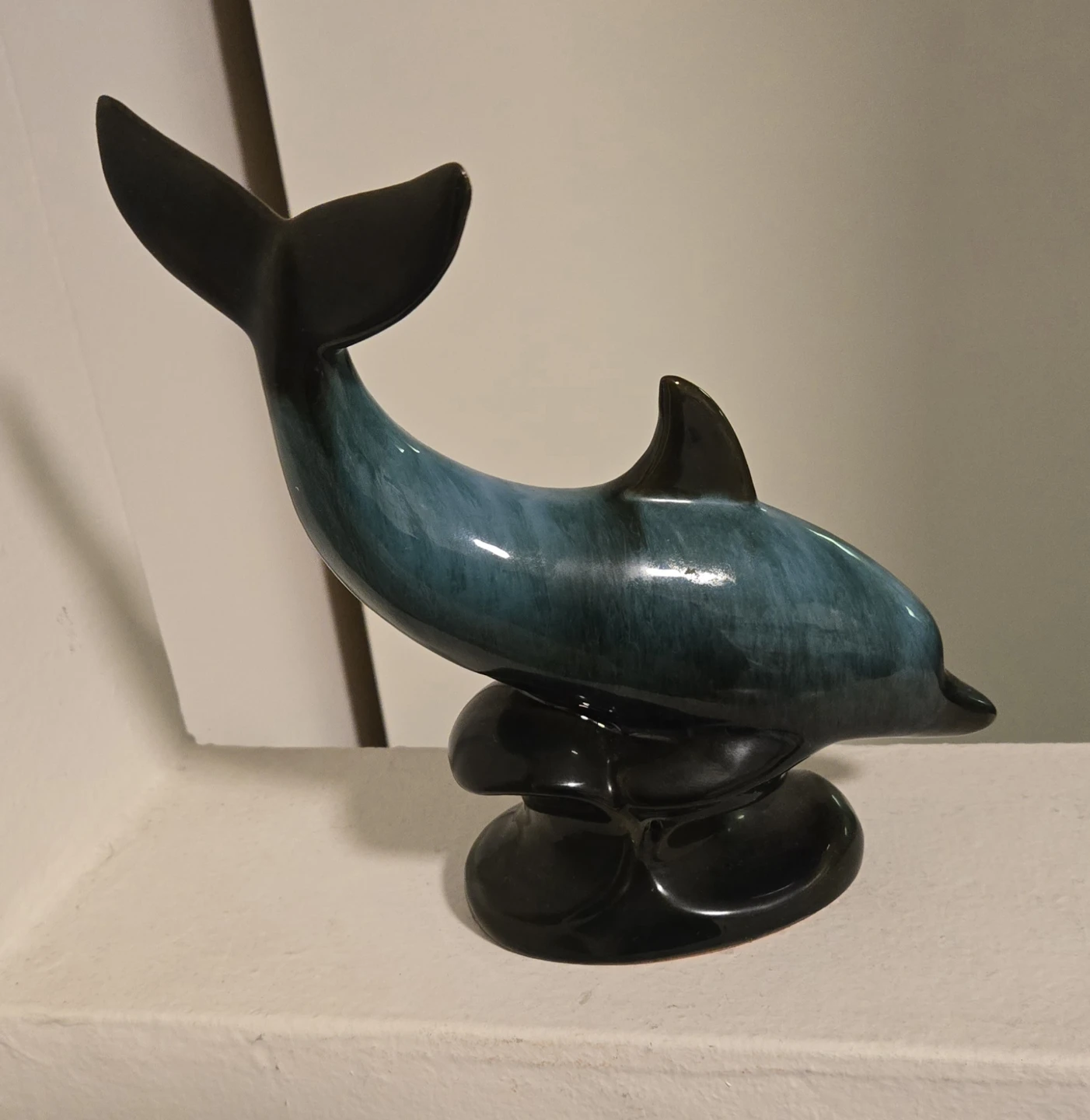 Ceramic Dolphin Figurine