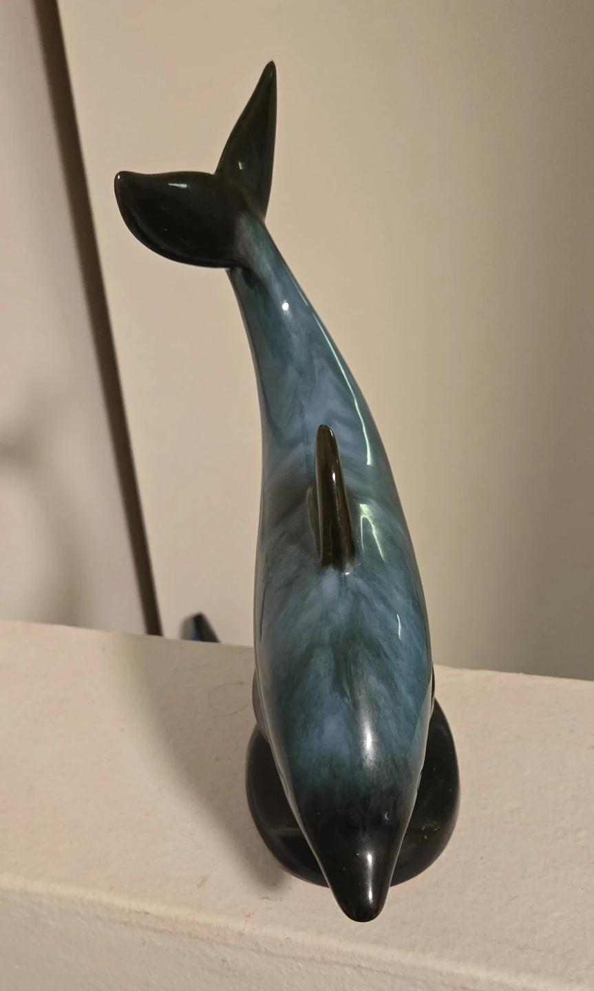 Ceramic Dolphin Figurine - photo 3