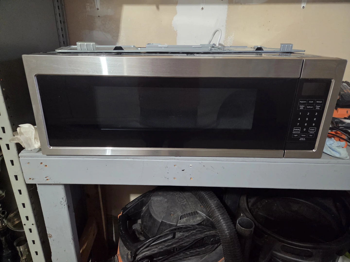 Whirlpool over the range microwave