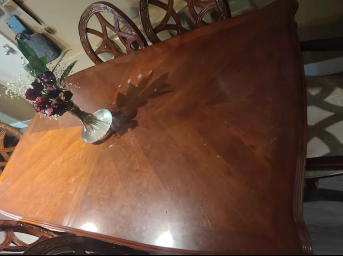 Wooden table set