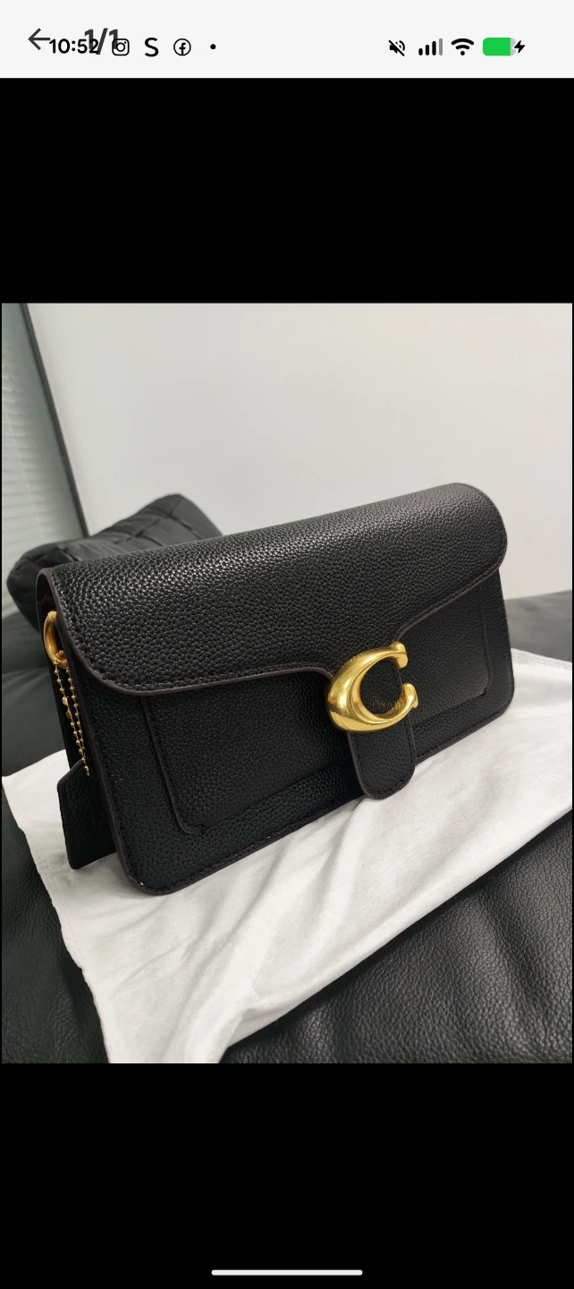 Free charm Coach Tabby Shoulder Bag