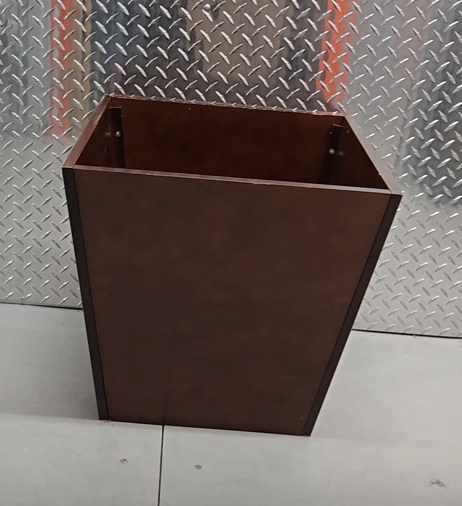 Modern Tapered Indoor Planter Storage Cube - Espresso - photo 5