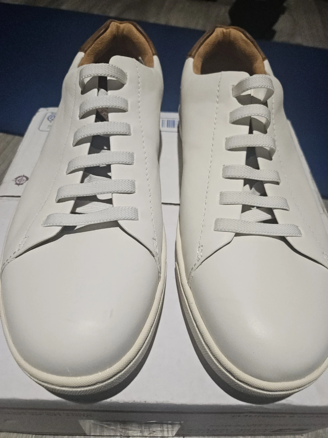 Born White Leather Sneakers