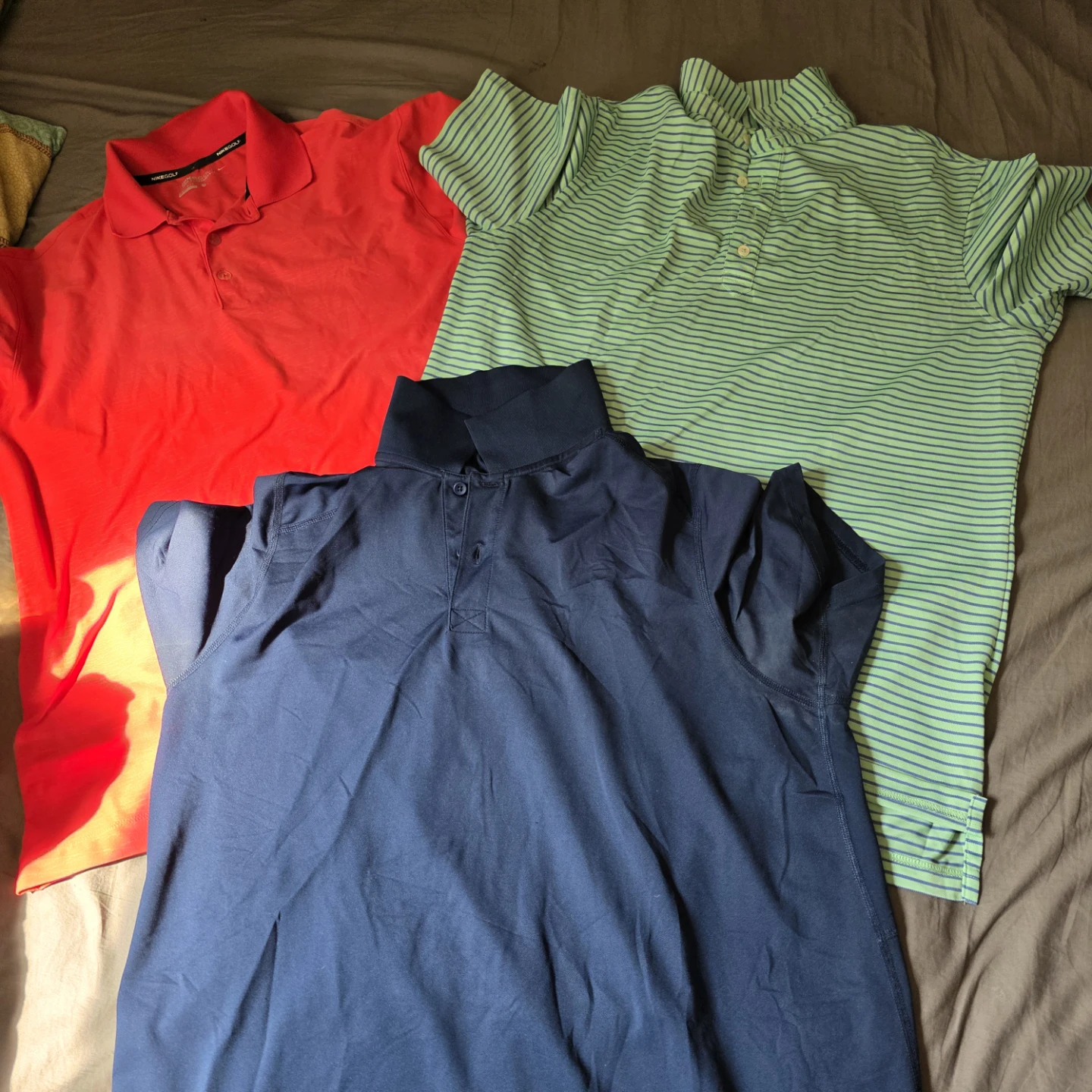 3 Men's Golf Polo Shirts - Nike, and More
