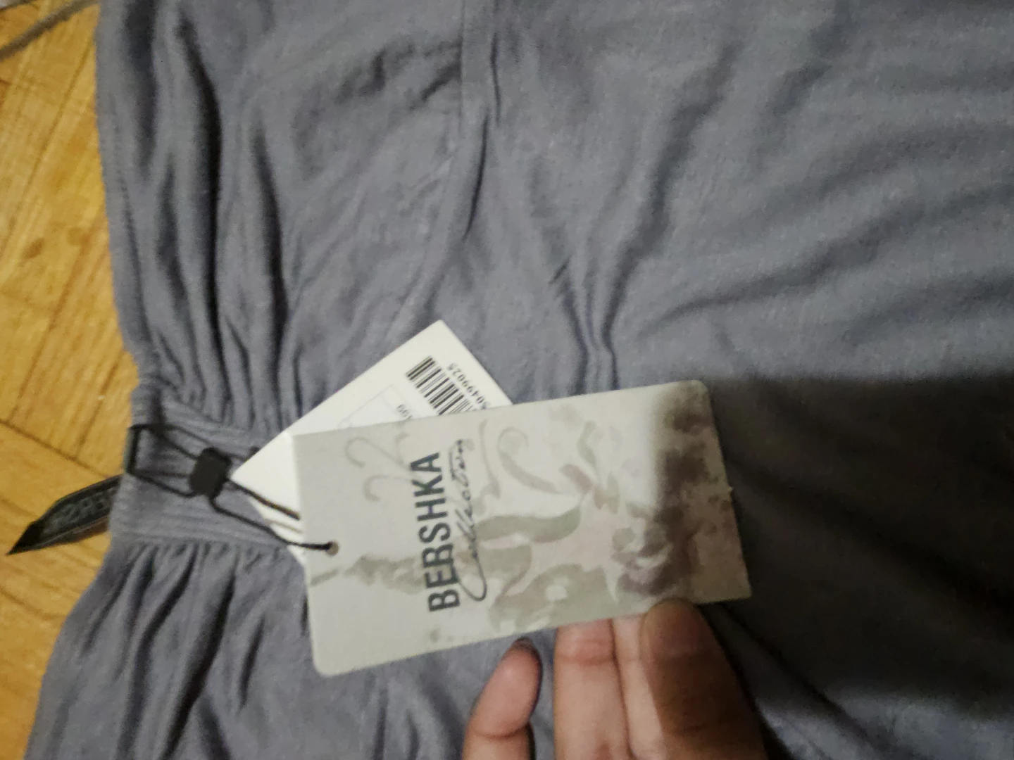 Bershka Grey Strapless Dress - photo 3