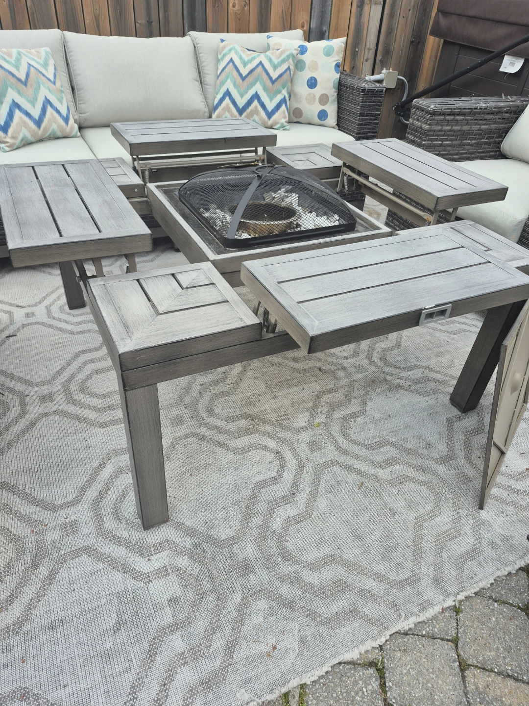 Hampton Bay Outdoor Sectional Sofa Set - photo 5