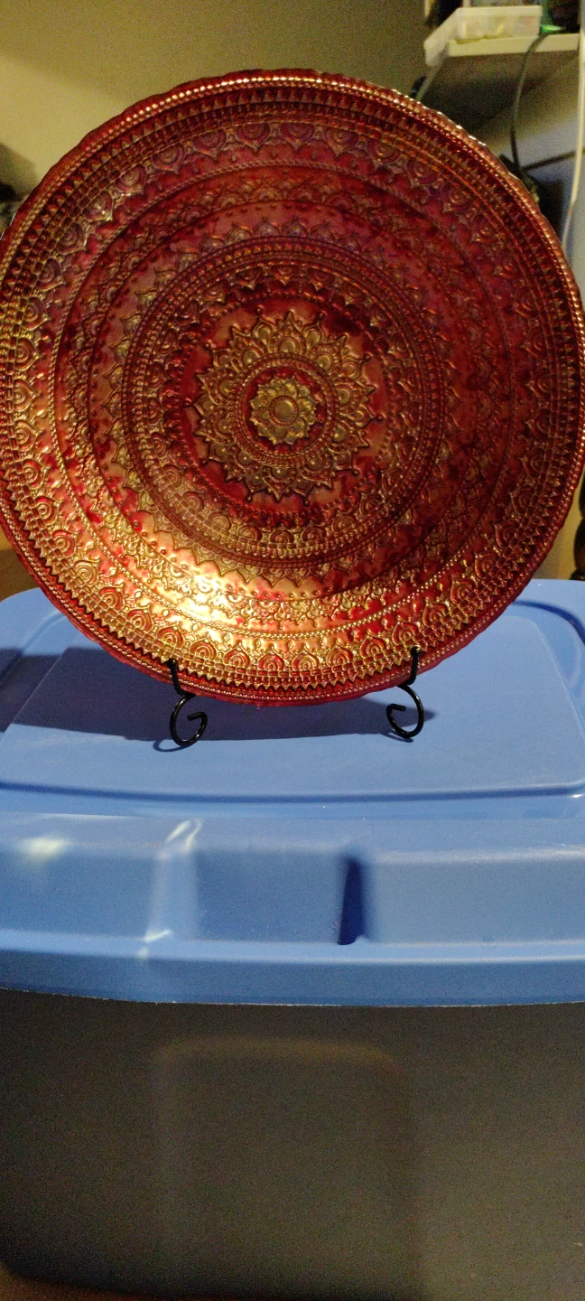 Decorative Embossed Plates - Set of 2 - photo 3