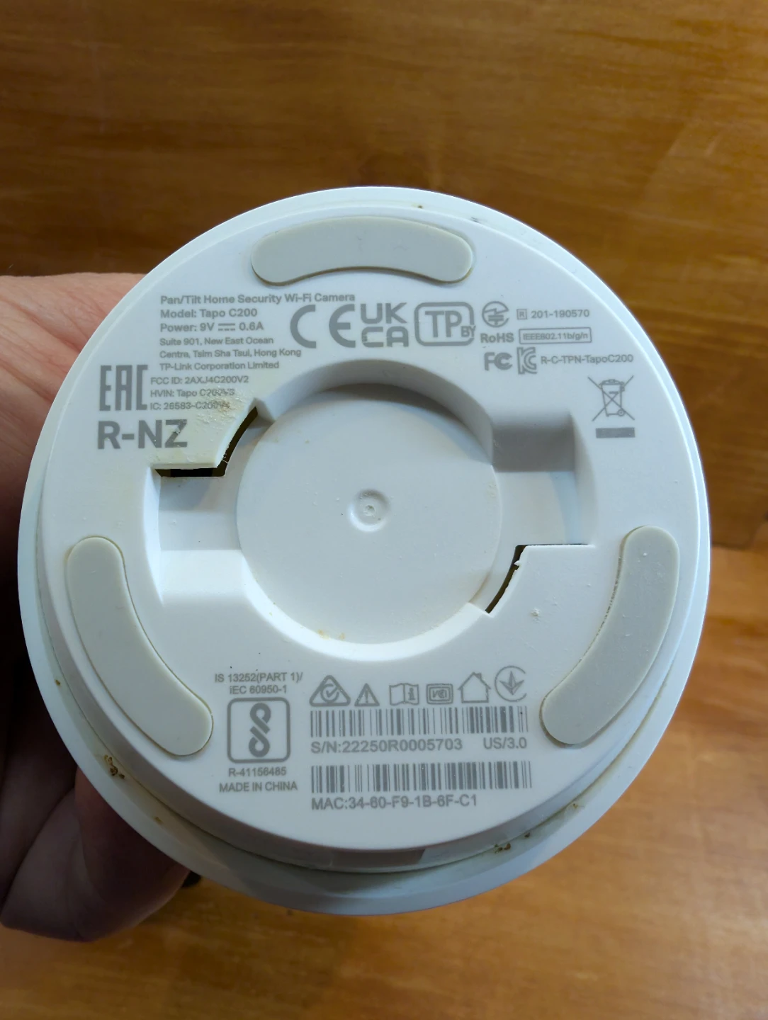 TP-Link Tapo C200 Pan/Tilt Home Security Wi-Fi Camera - photo 3