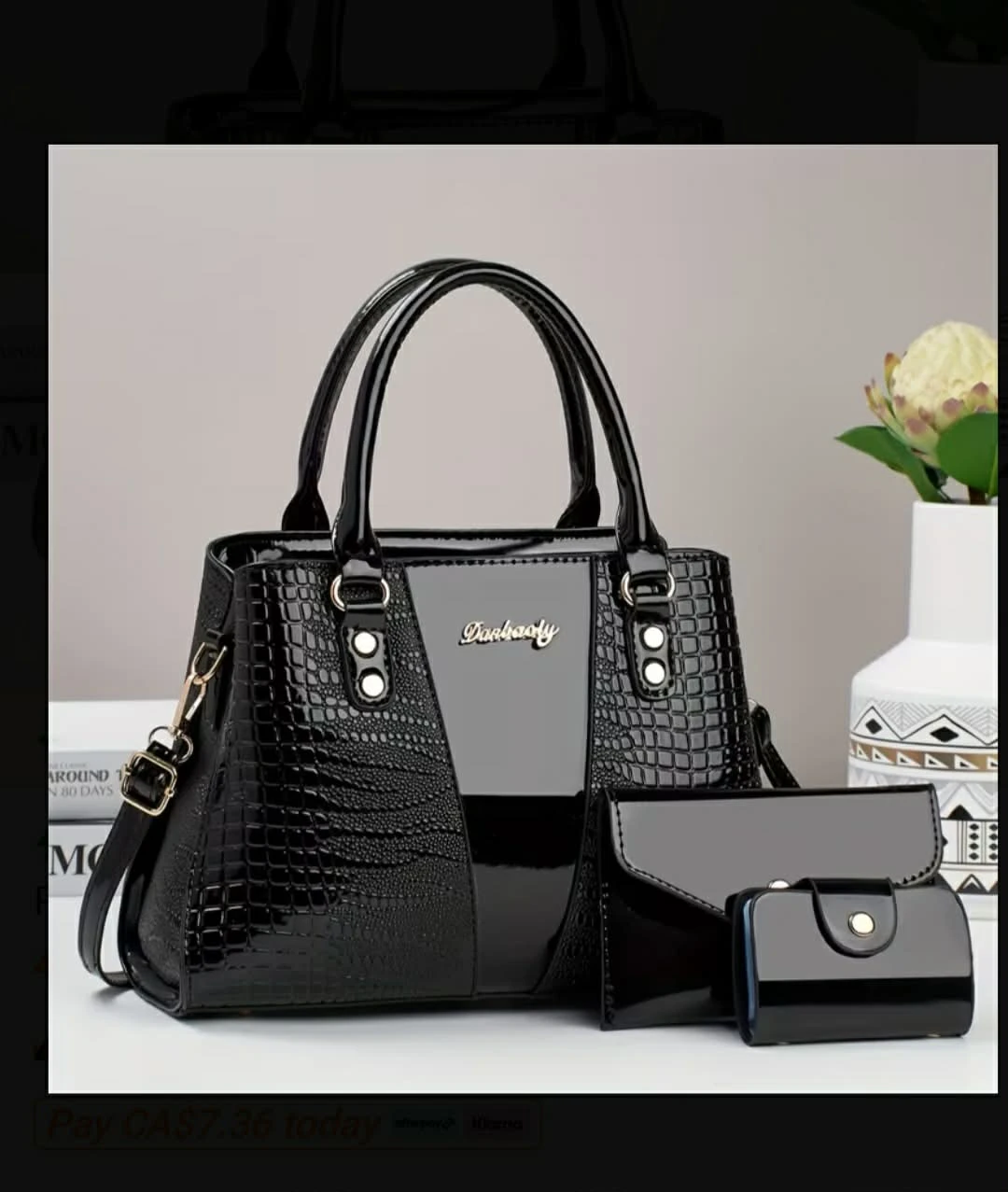 Fashion Handbag Set with Matching Wallet - photo 5