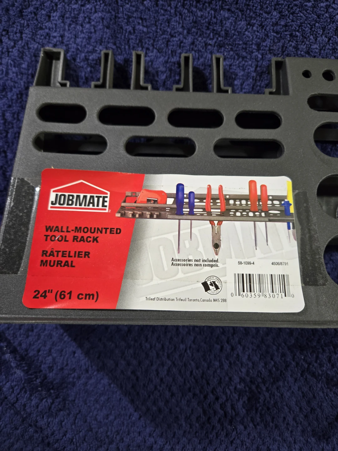 Jobmate Wall-Mounted Tool Rack - 24"