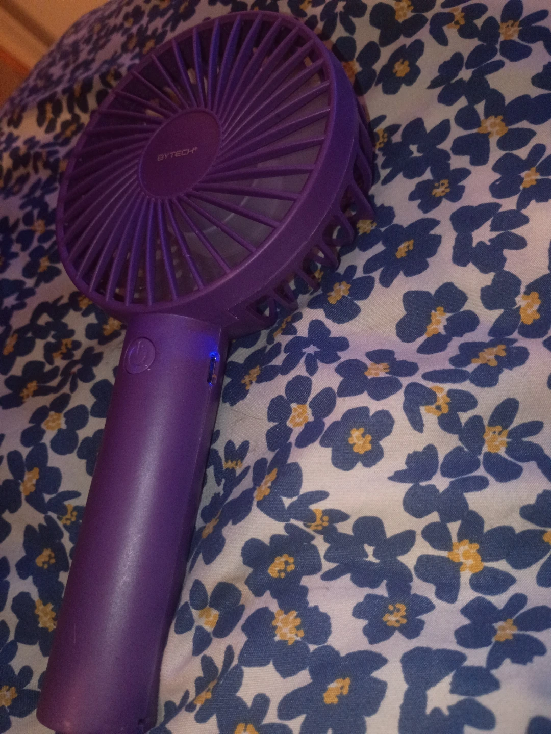 BYTECH Purple Portable Handheld Fan