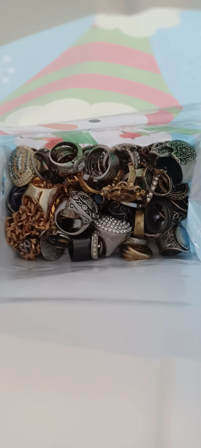 Bag of assorted rings