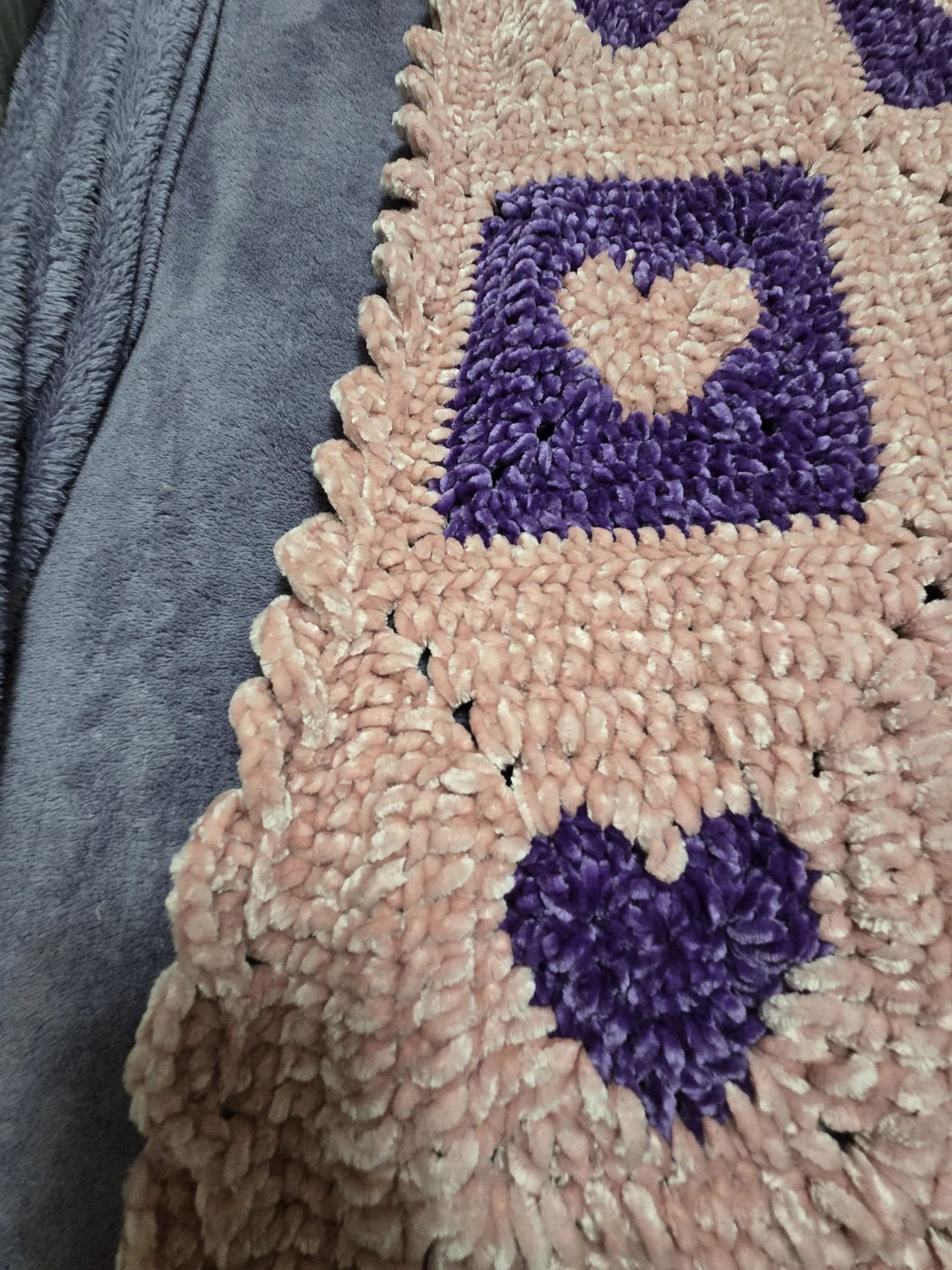 Crocheted full size blanket - photo 2