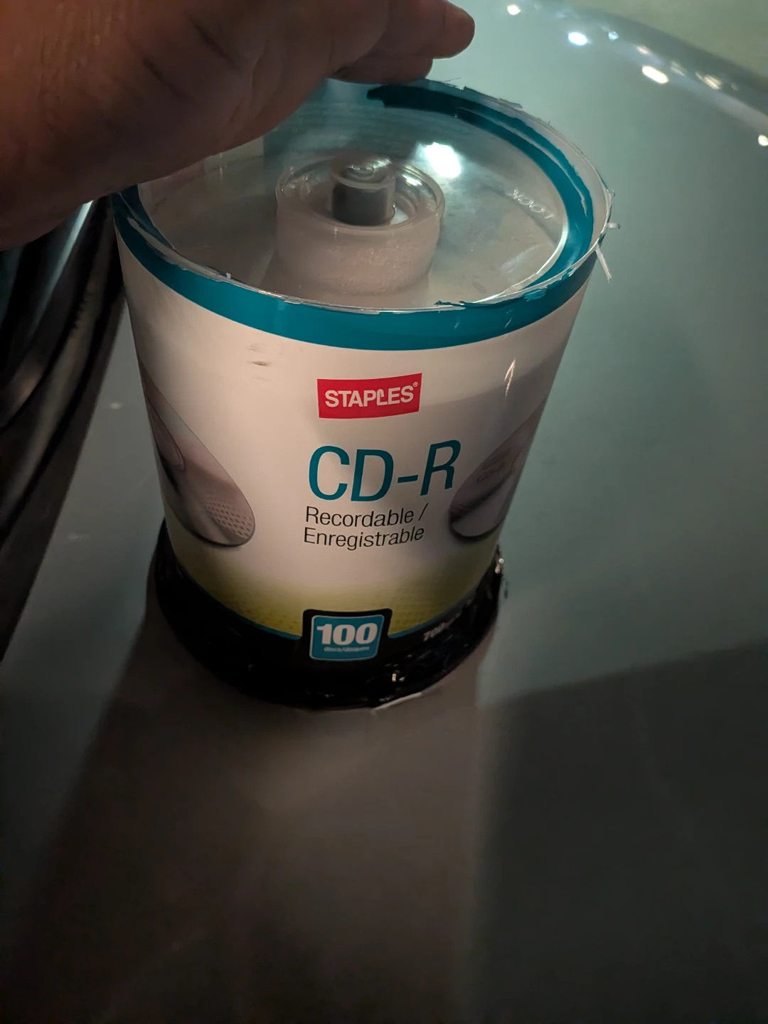 Staples CD-R Recordable Discs (100 Pack)