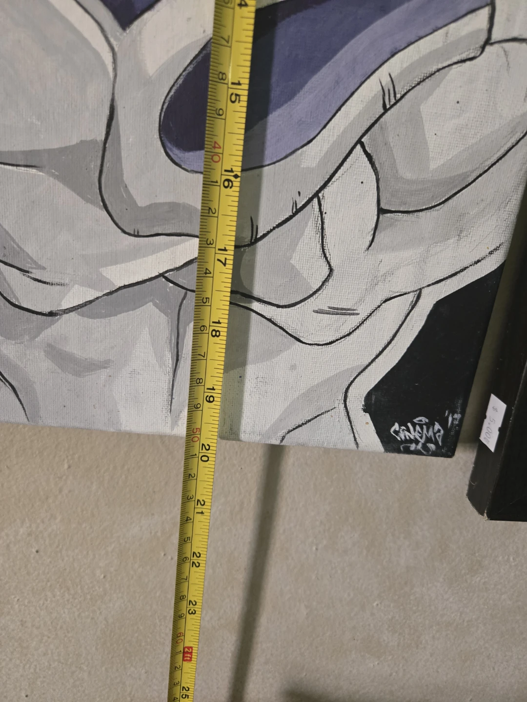 DBZ Frieza Final Form Painting - photo 2
