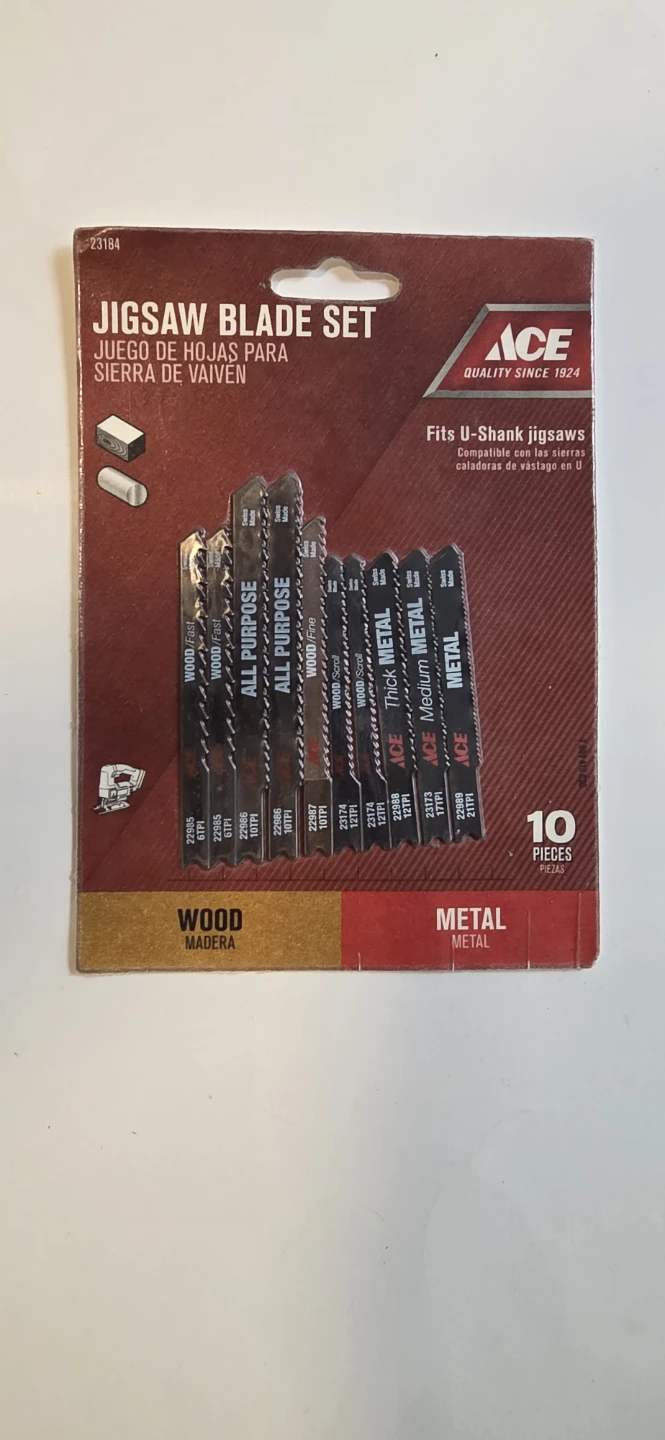 Ace Jigsaw Blade Set - 10 Pieces