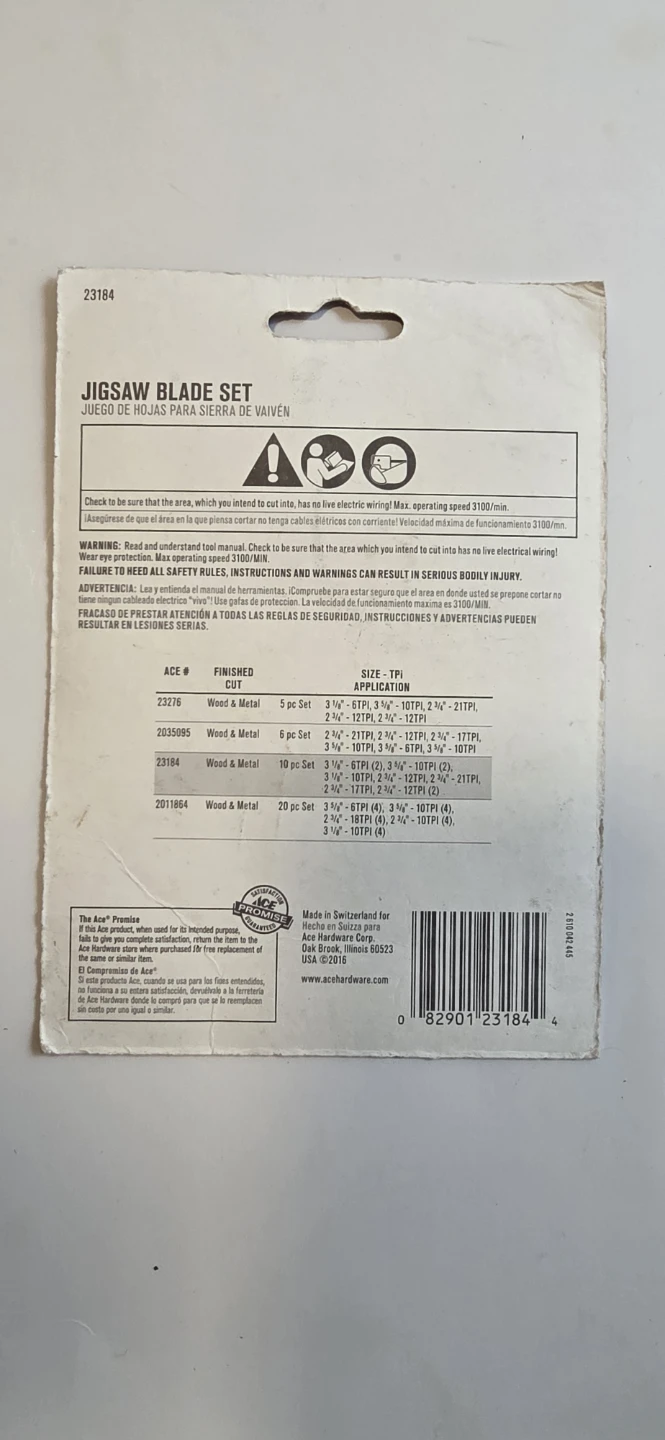 Ace Jigsaw Blade Set - 10 Pieces - photo 2