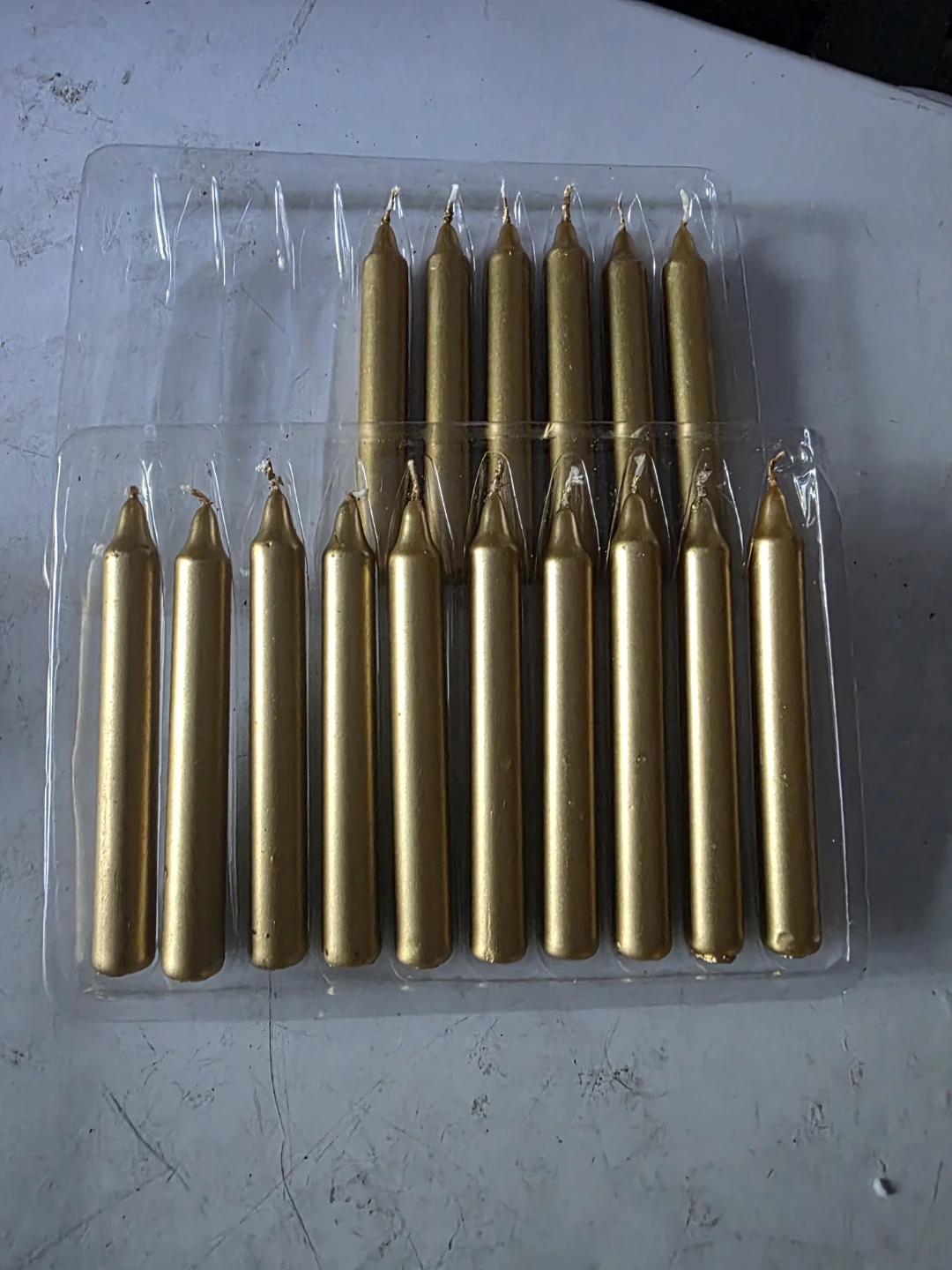 Classic Cards Gold Candles (16 Pack) 10cm - photo 2