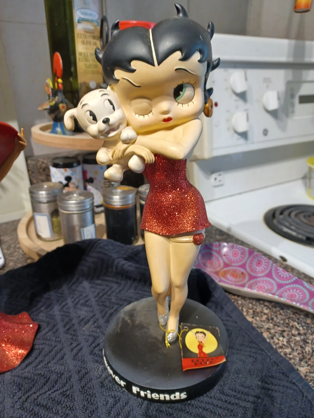 Betty Boop and Pudgy Figurine