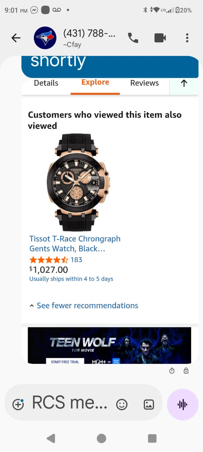 Tissot chronograph