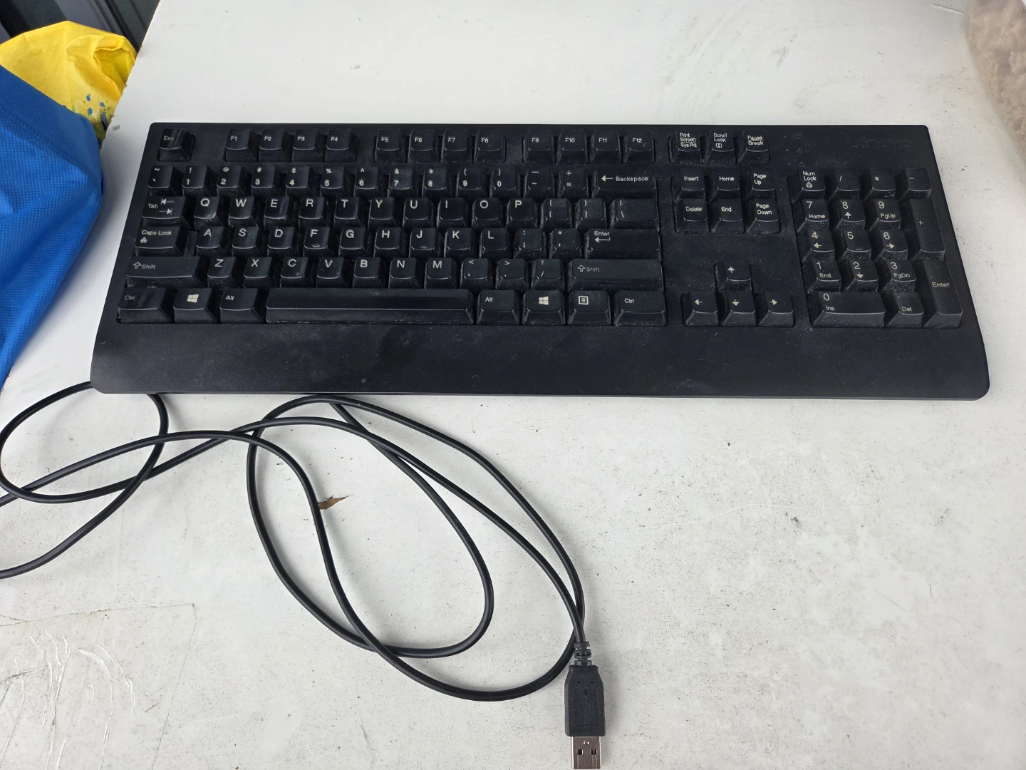 Lenovo USB Wired Keyboard - Black