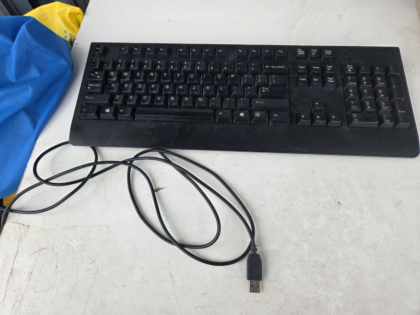 Lenovo USB Wired Keyboard - Black - photo 3