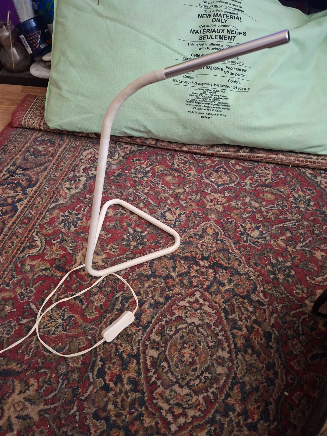 White Desk Lamp with Adjustable Gooseneck - photo 3