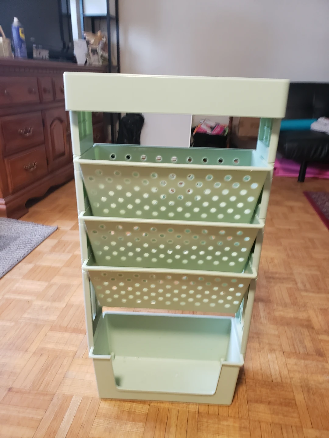 3-Tier Plastic Storage Cart