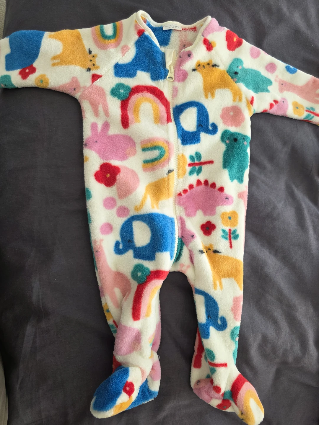 Next Baby Fleece Sleepsuit 0-6 Months