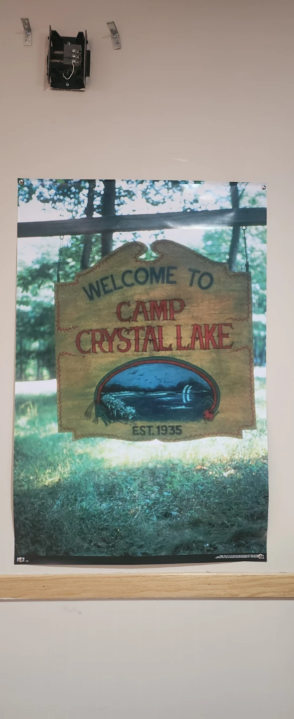 Camp Crystal Lake Welcome Poster