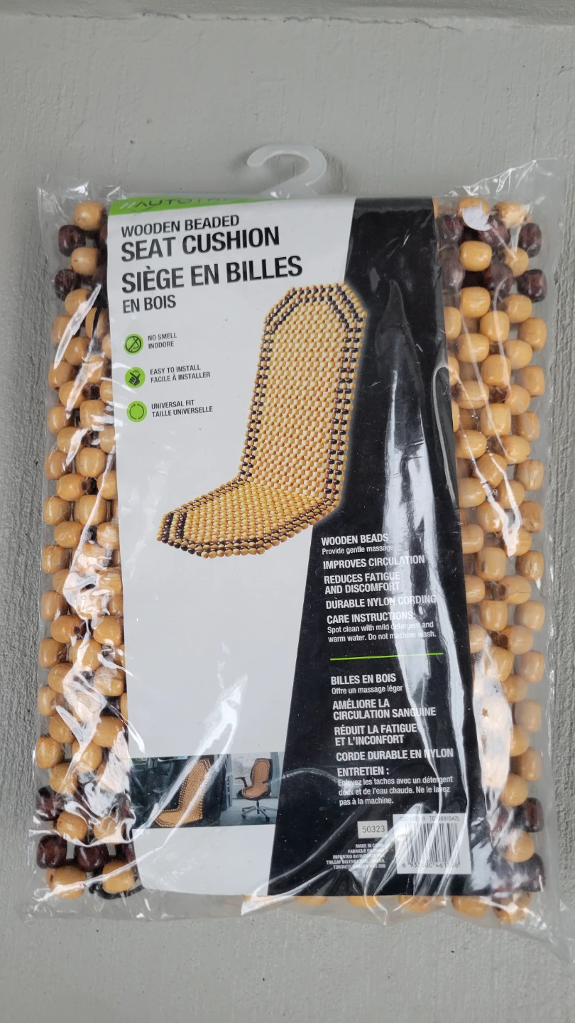 NEW Autotrend Wooden Beaded Seat Cushion - photo 2