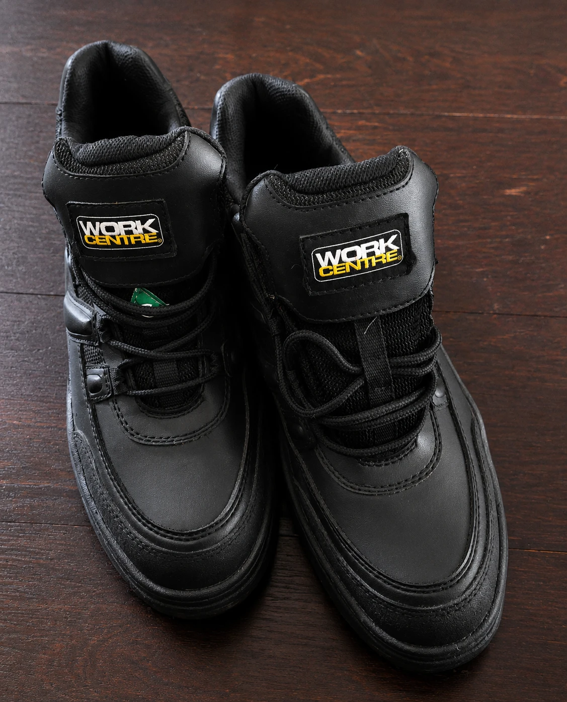 Work Centre Black Steel Toe Work Boots