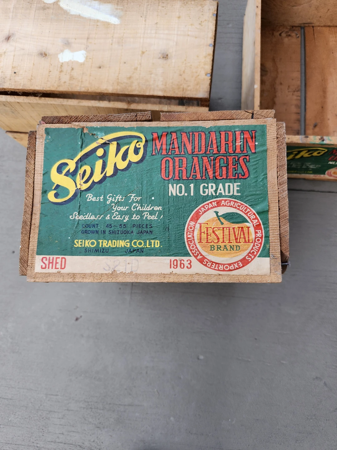 Vintage Fruit Crates - photo 4