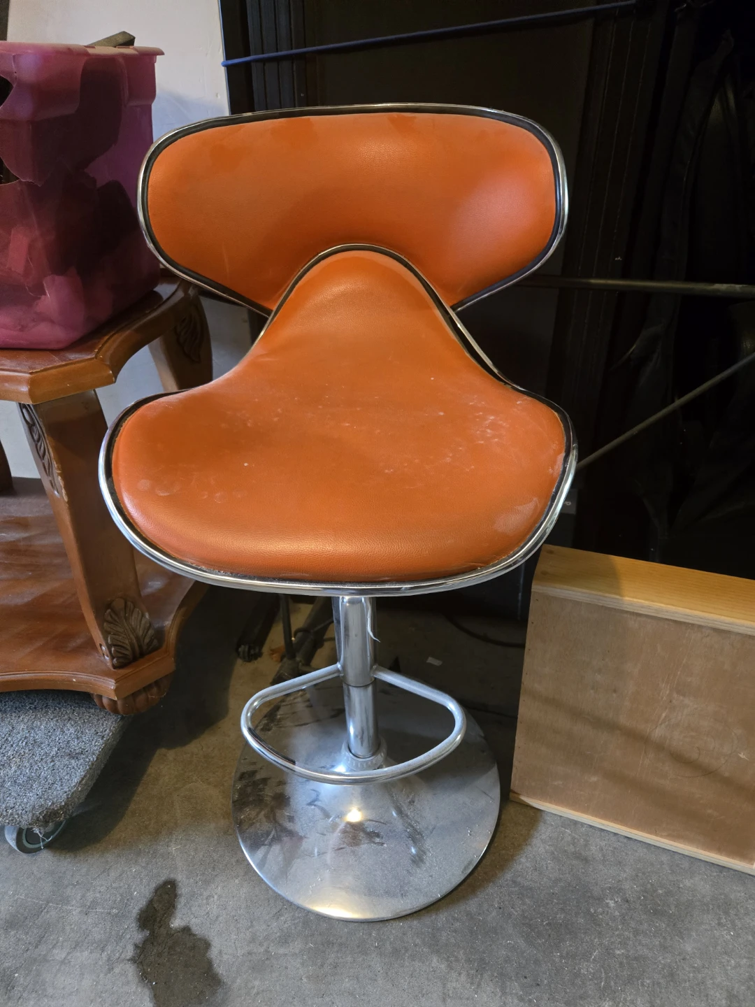 Orange Bar Stool - photo 2
