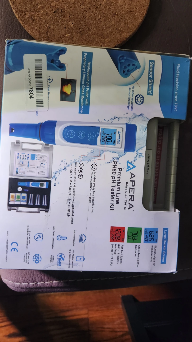 APERA PREMIUM LINE PH60 pH Tester Kit - photo 3