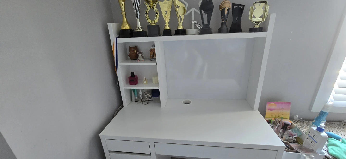White Hutch for Ikea desk - photo 2