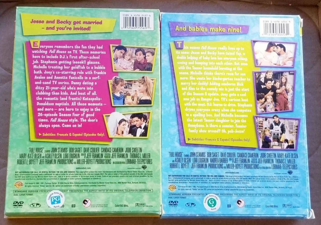 Full House Complete Seasons 2, 3, 4, 5, 7, 8 DVD Set - photo 5