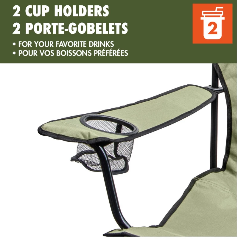Ozark Trail 2 Position Oversize Arm Chair Camping - photo 2