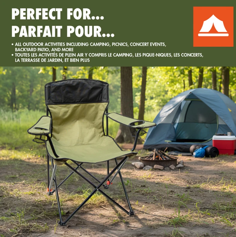 Ozark Trail 2 Position Oversize Arm Chair Camping - photo 3