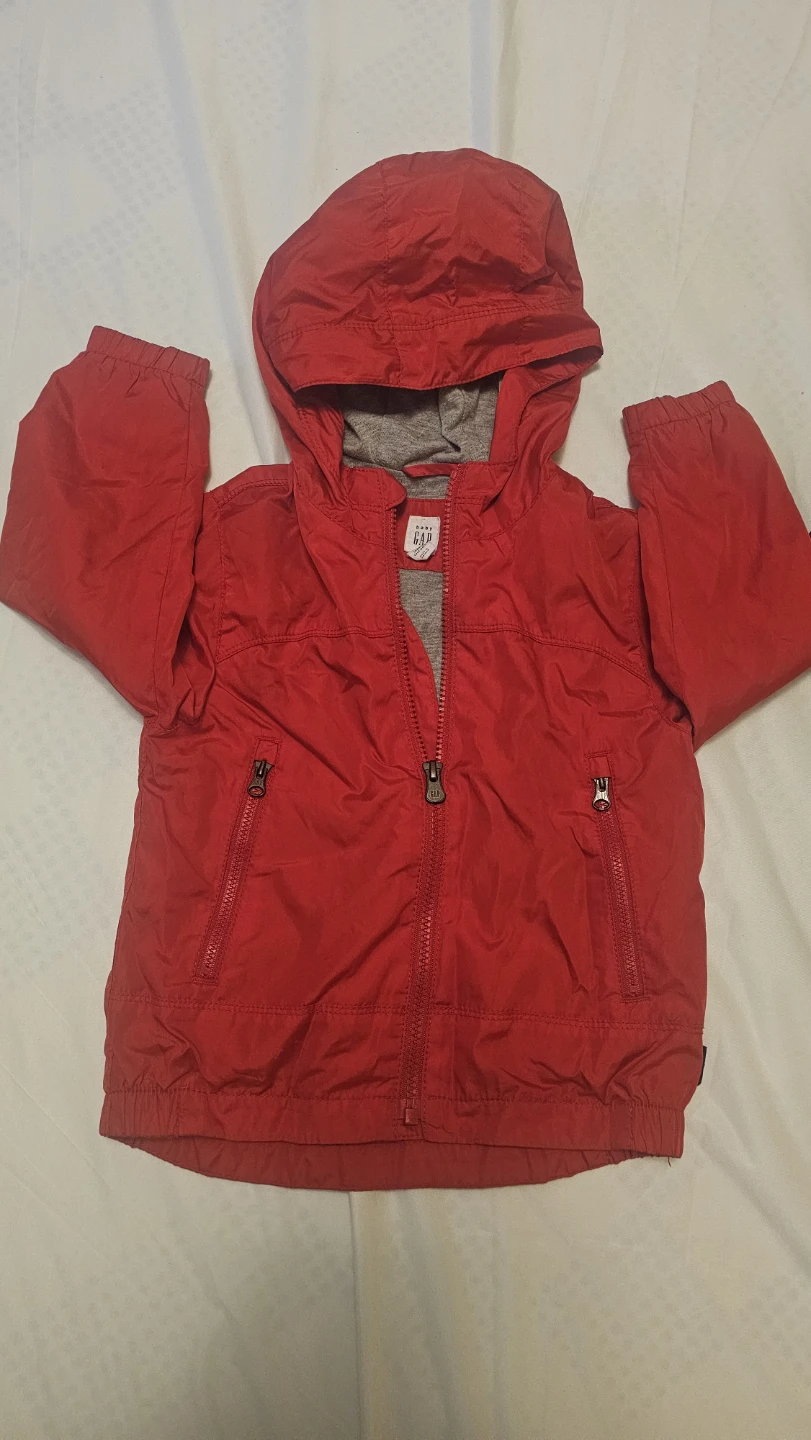 Gap Kids Hooded Jacket Red and Blue