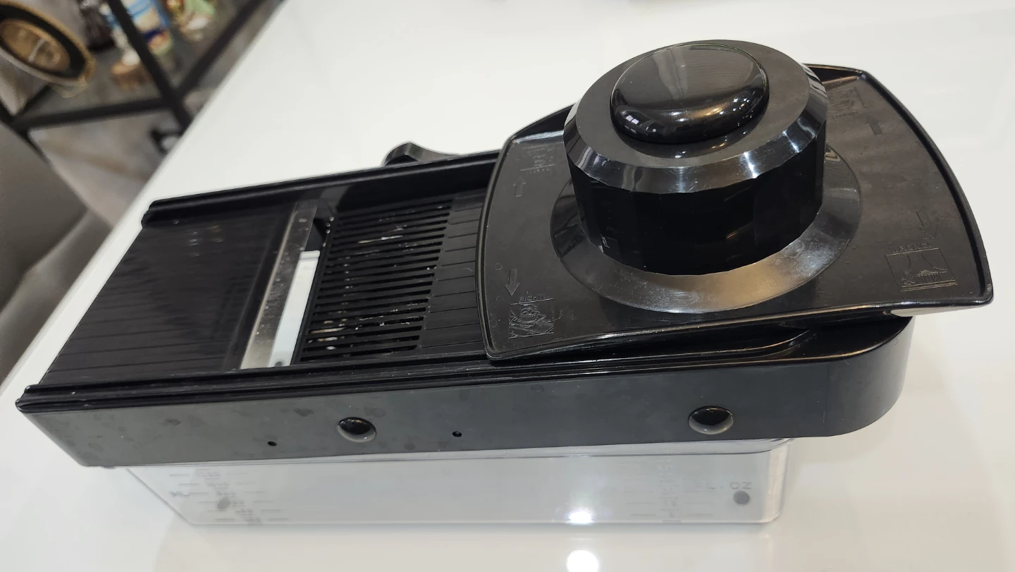 Black Vegetable Slicer Mandoline with Container - photo 3
