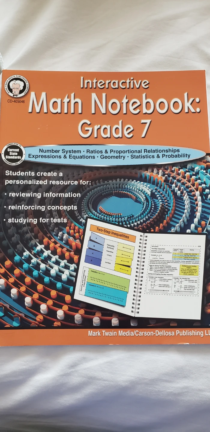 Interactive Math Notebook Grade 7