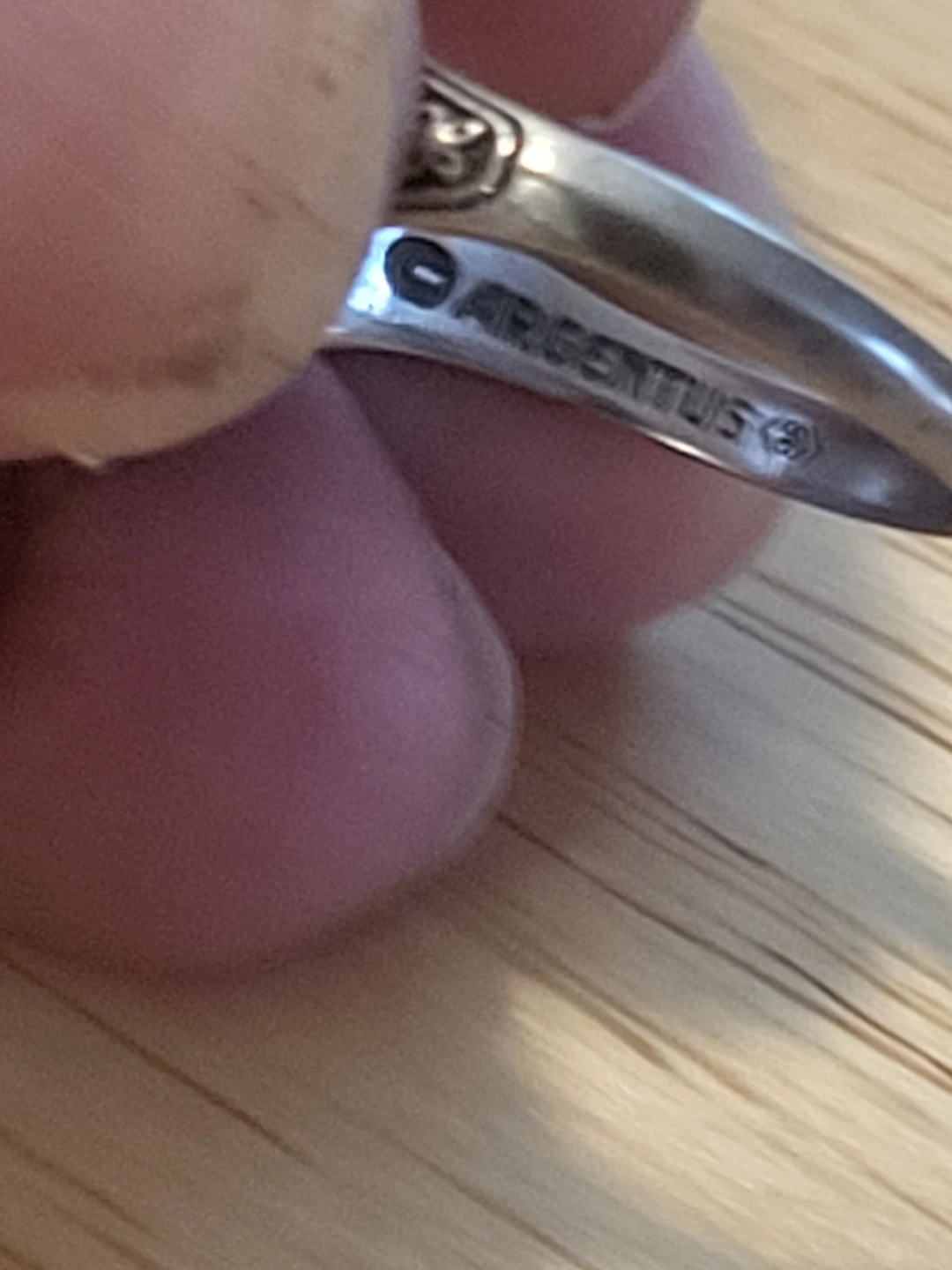 Argentus Sterling Silver Blue Stone Ring - photo 3