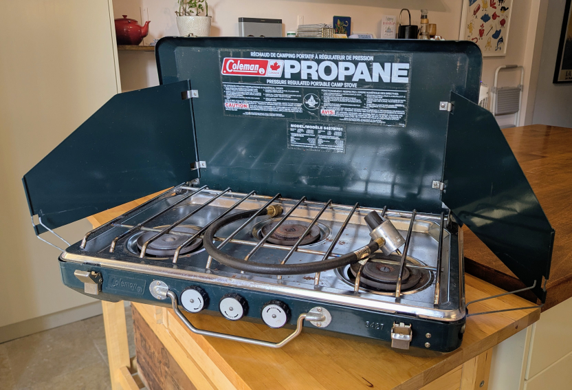 Coleman 3 Burner Camp Stove 5427B701, includes Reg Hose