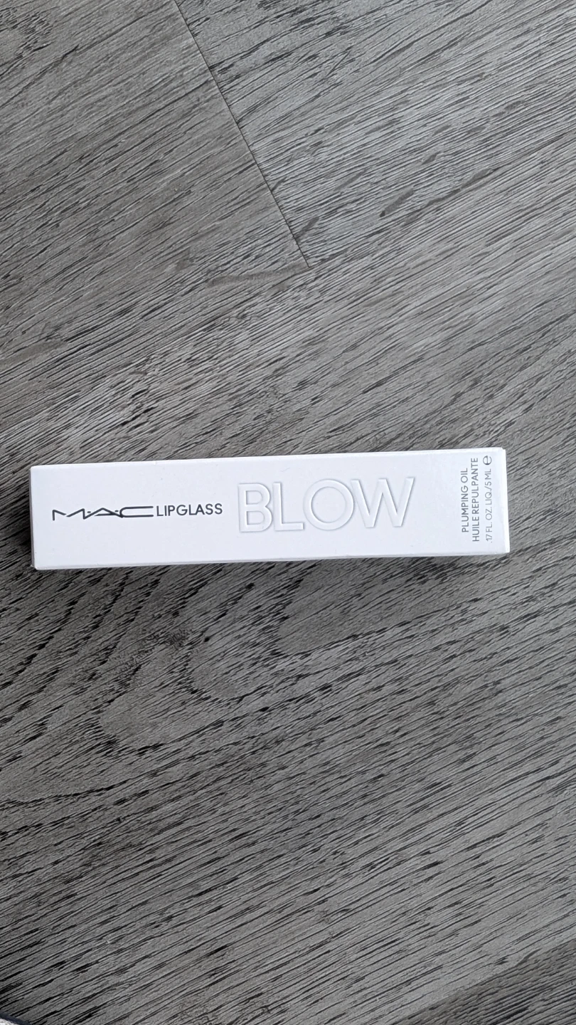 MAC Lipglass "Blow" Ginger Zinger Plumping Oil 1.7 FL OZ