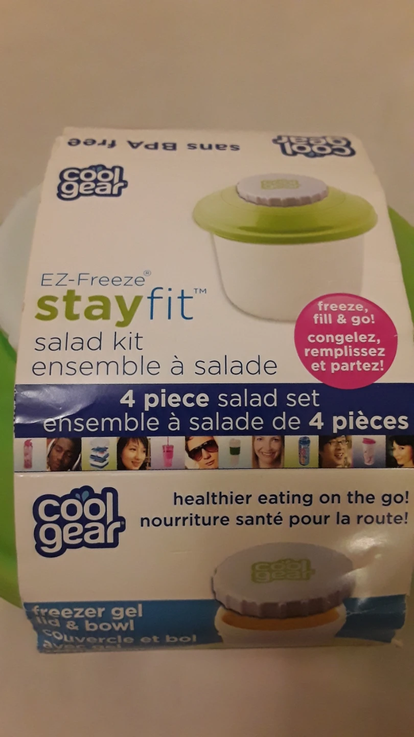 Cool Gear EZ-Freeze Stayfit Salad Kit 4 Piece Set - photo 2