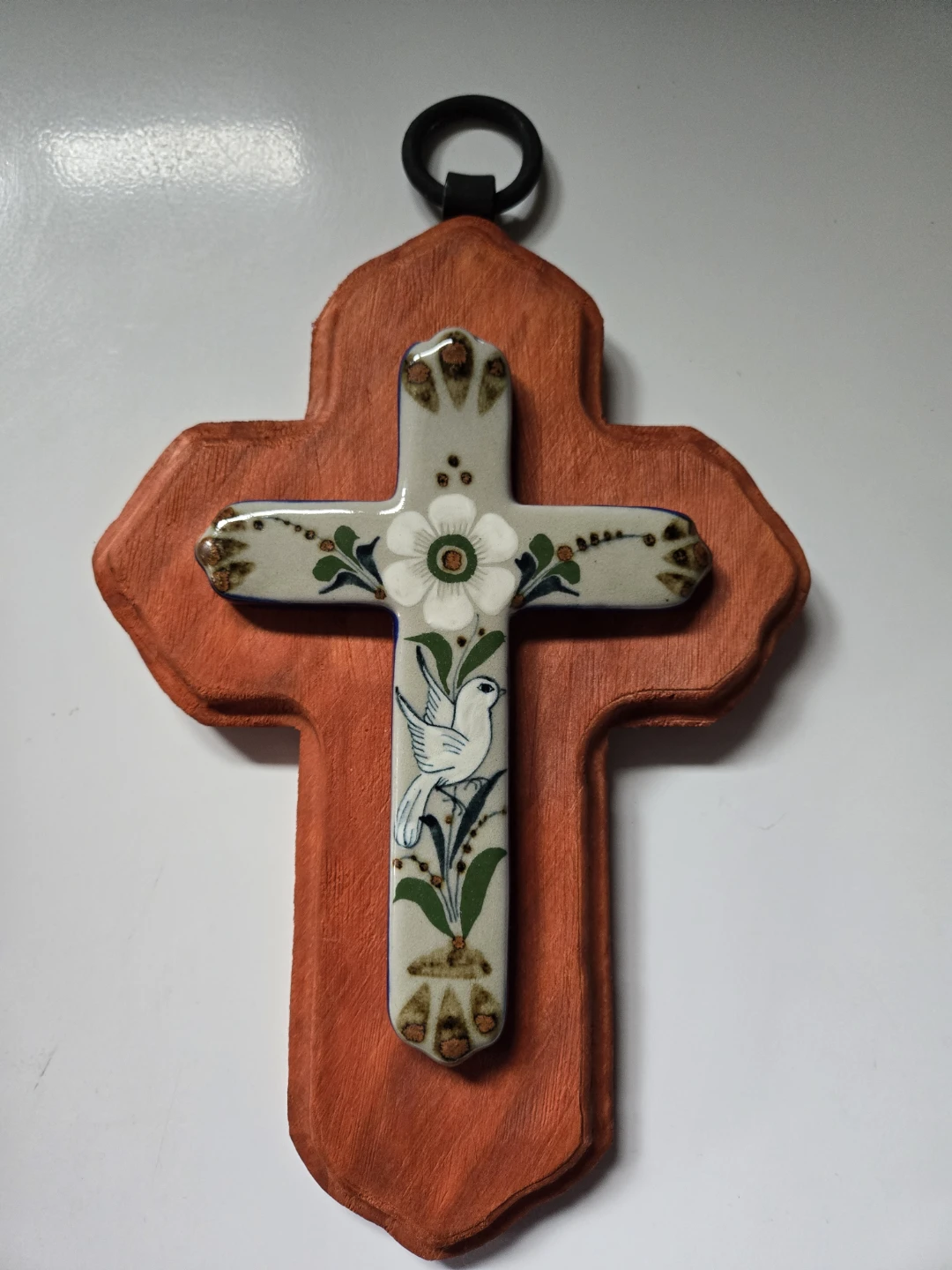 Ceramic/Wood Cross