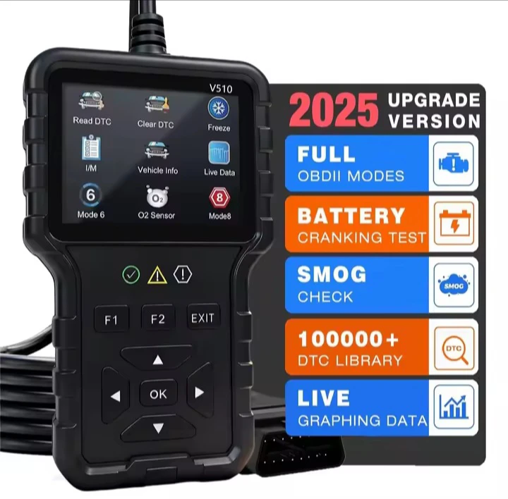 V510 OBDII Car Diagnostic Scanner Tool