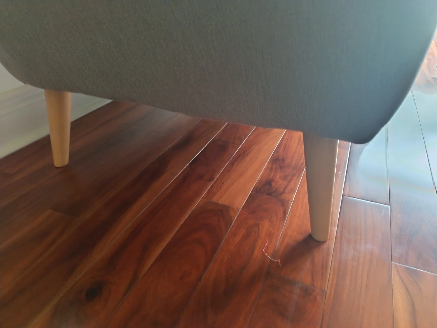 Grey Mid Century Modern Tufted Sofa - photo 5