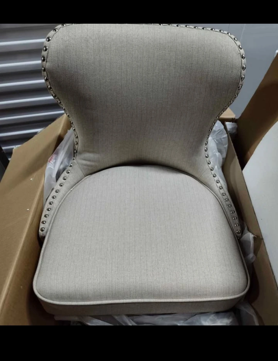 Baxton Studio Gradisca Barstool - Light Beige - photo 4